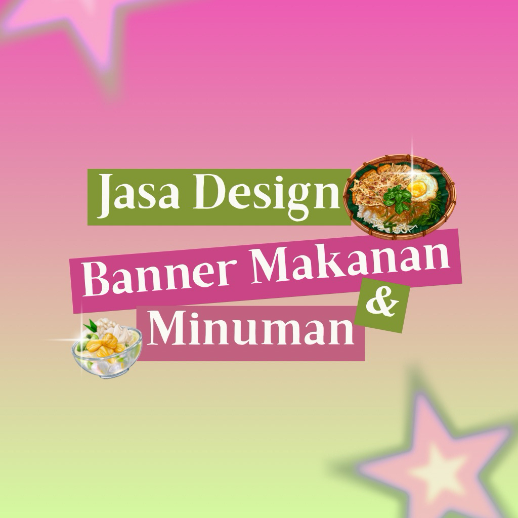 Jasa Desain Banner Makanan & Minuman