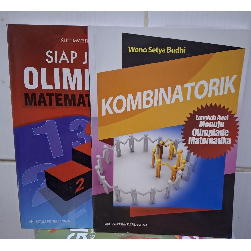 BUKU ORIGINAL. KOMBINATORIK. LANGKAH MENUJU OLIMPIADE MATEMATIKA. OLIMPIADE MATEMATIKA SMP. GEOMETRI