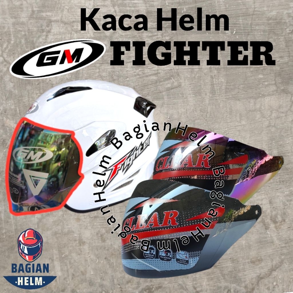 Kaca Helm GM FIGHTER Visor Helm GM FIGHTER