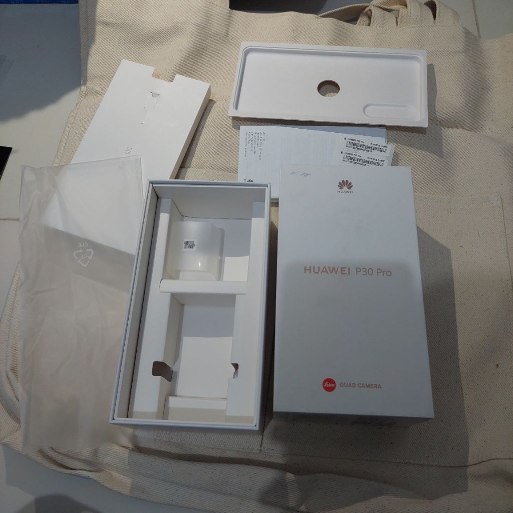 DUS BOX HUAWEI P30 PRO BEKAS ORI COPOTAN ASLI