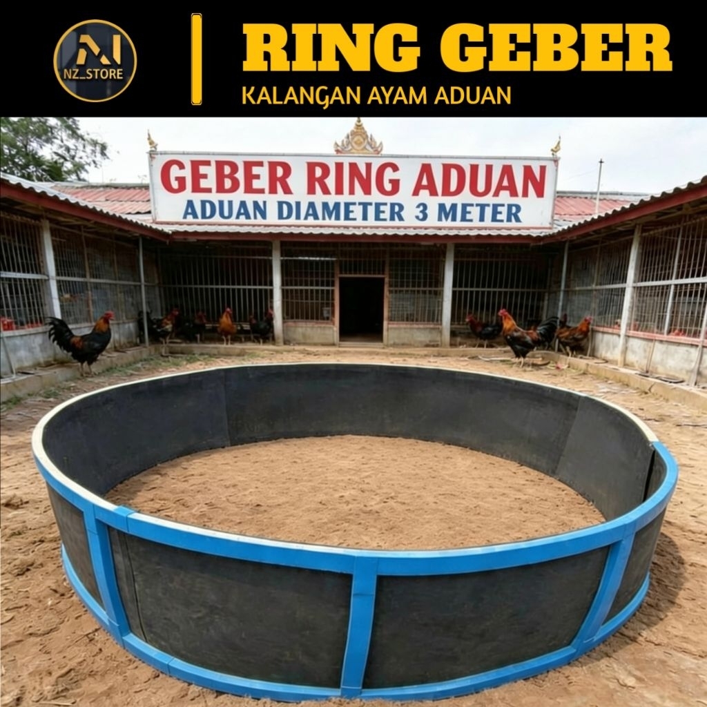 TERMURAH RING GEBER AYAM ADUAN BAHAN SPON EVA TEBAL