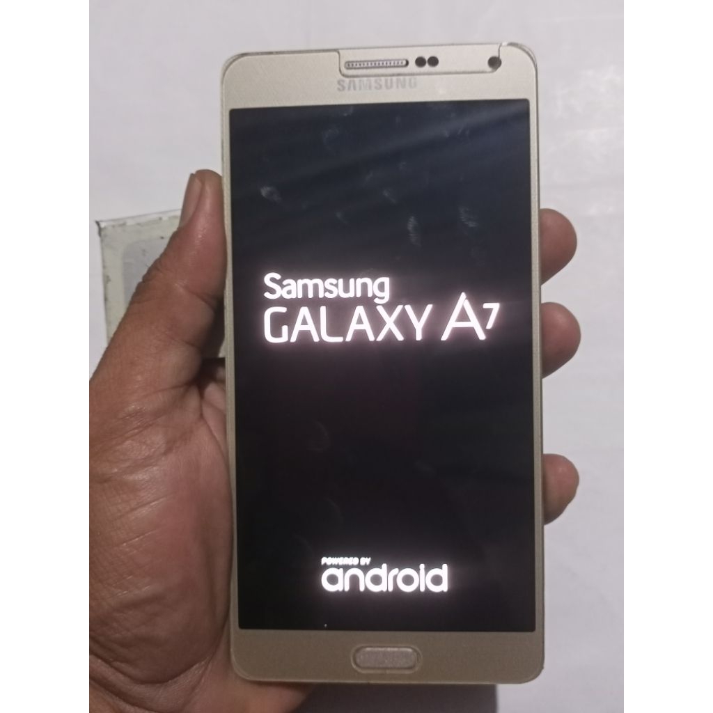 LCD touchscreen Samsung galaxy A7 SM-A700FD ORI cabutan normal tested