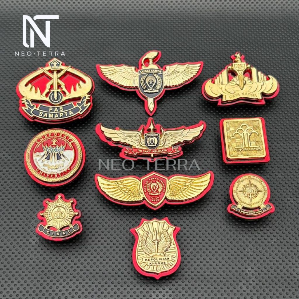 pin Brevet kumham Kemenkumham Pengayoman/ Pin Polsus / pin Kami Pasti / pin Pas Samapta / wing Satga