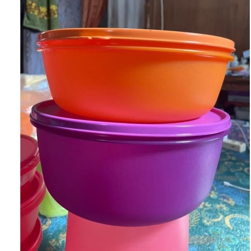 JUMBO BOWL SET 4LITER & 3LITER  ORIGINAL TUPPERWARE