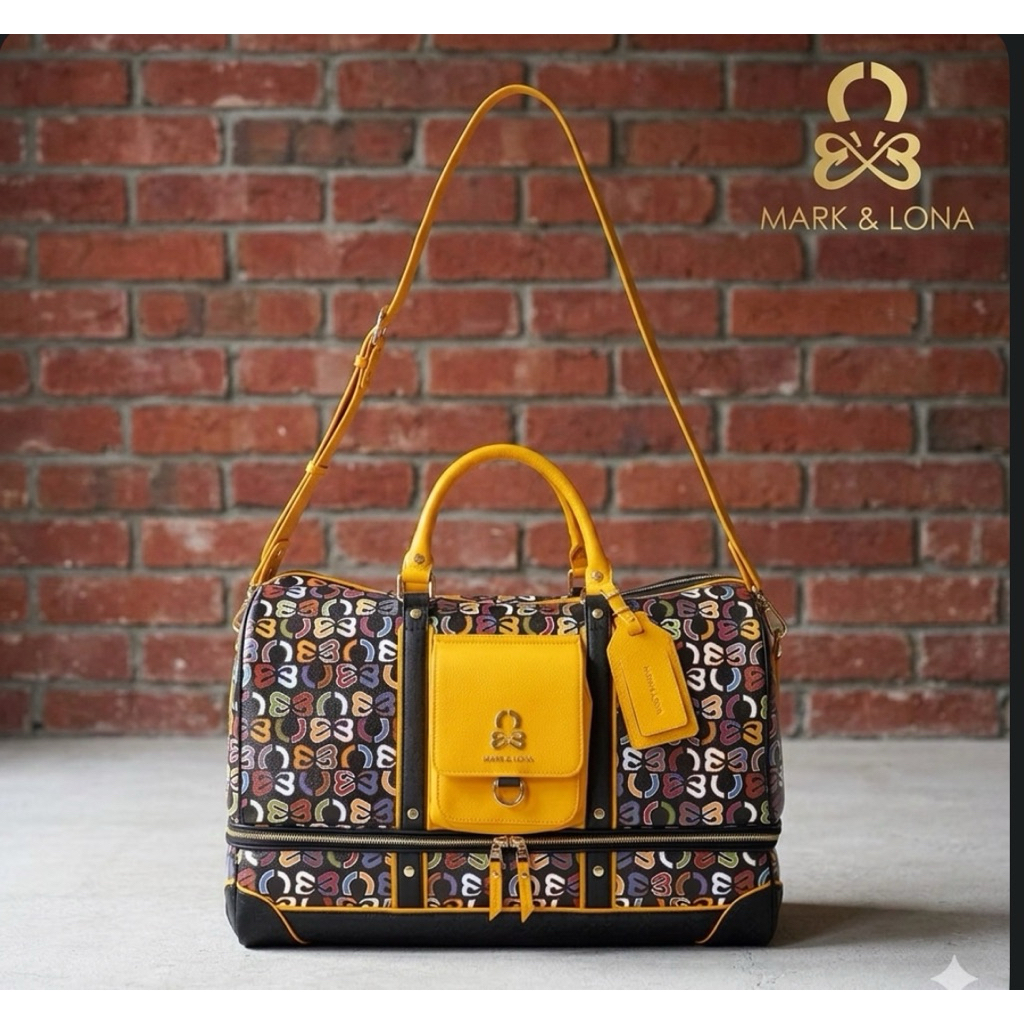 Tas Golf MONOGRAM BOSTON BAG MARK & Lona Second preloved