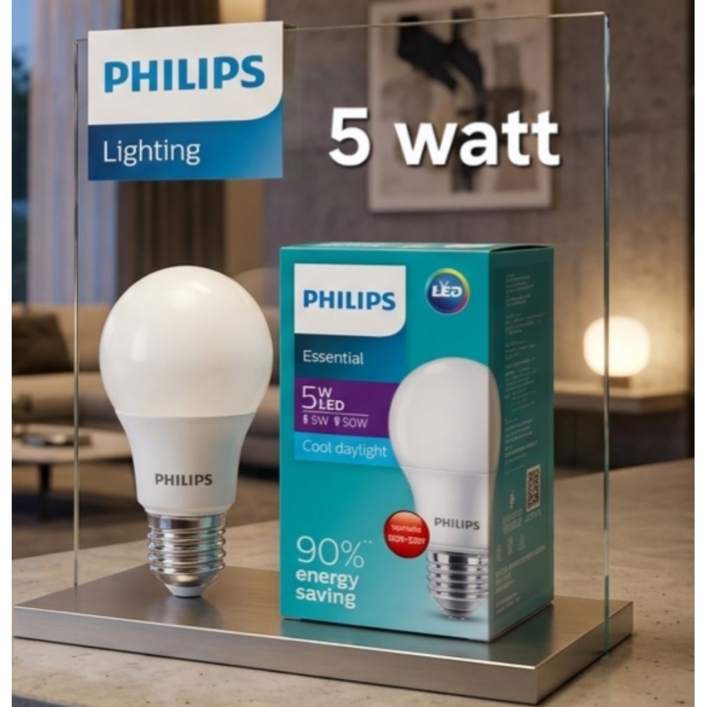 lampu philips 5 watt essential