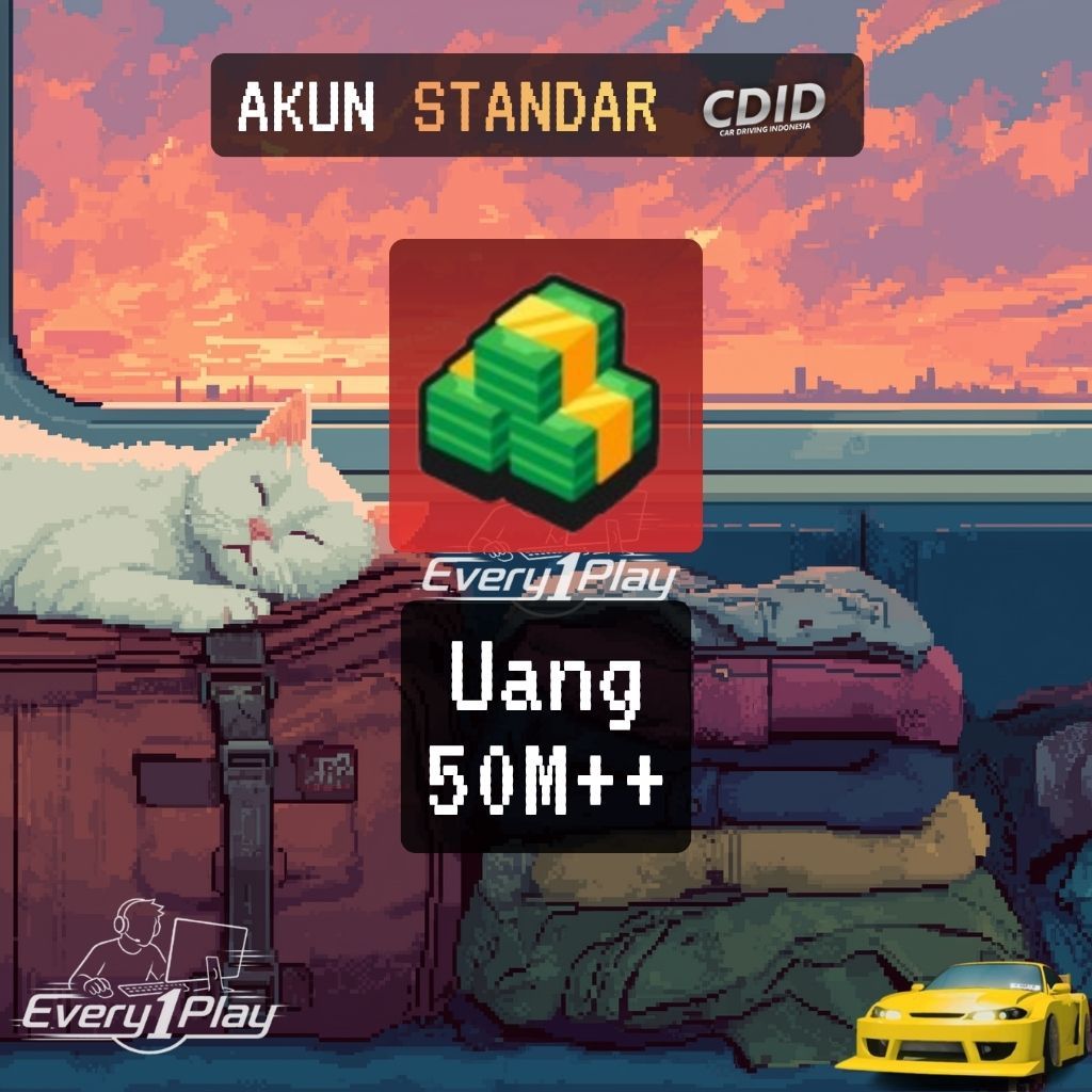 Akun Car Driving Indonesia Uang 50M+ - Akun Roblox CDID Car Driving Indonesia