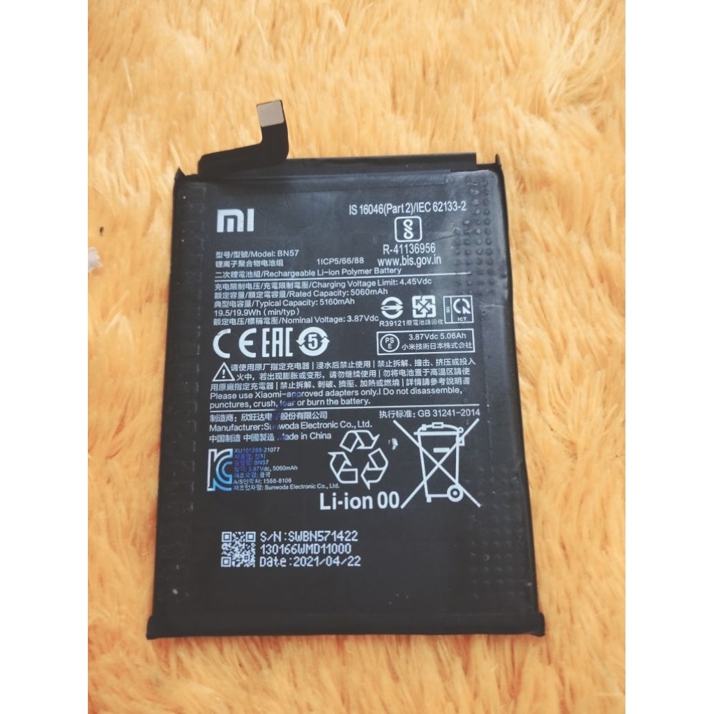 batrei bn57 batrei pocco x3 pro copotan