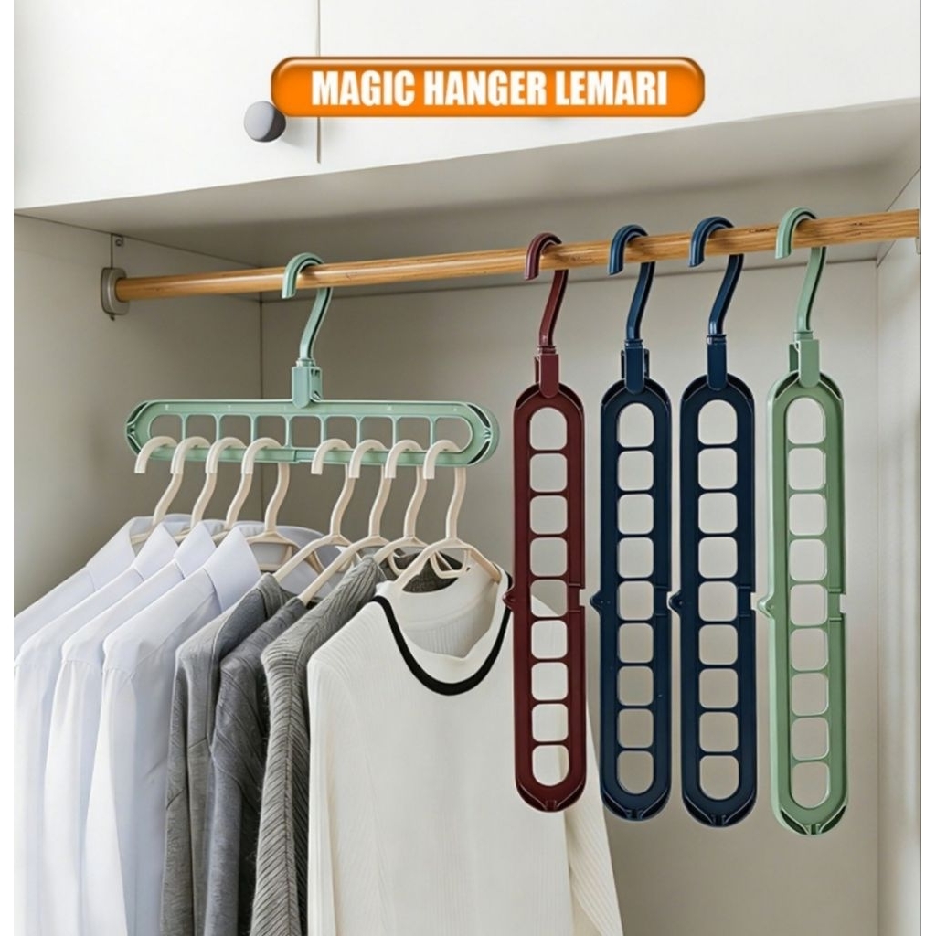 Magic Hanger | Hanger Baju Magic | Gantungan Baju