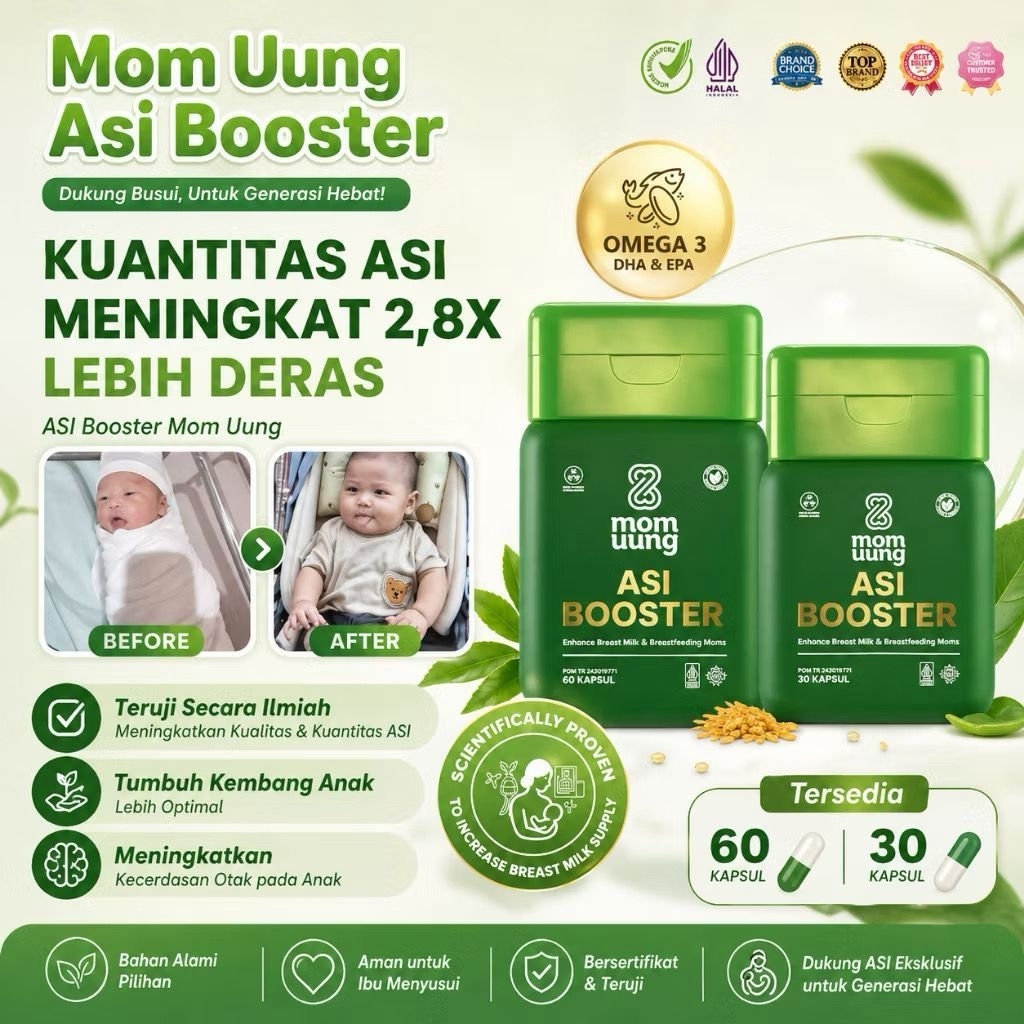 Mom Uung Kapsul - Mom Uung Cookies - Mom Uung Susu - Mom Uung Lecithin - Mom Uung Kantong Asi - Mom 