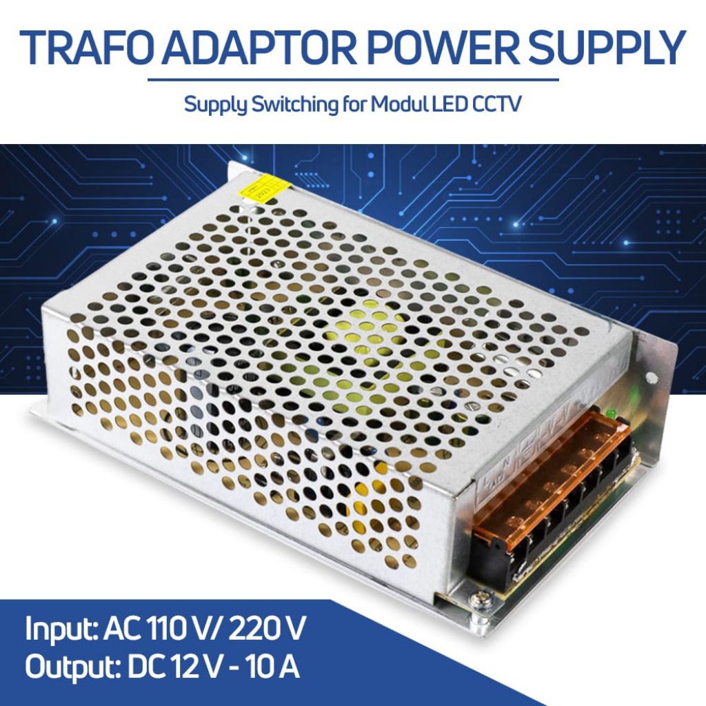OSKA TRAFO 12 VOLT 10 AMPERE (BEKAS)