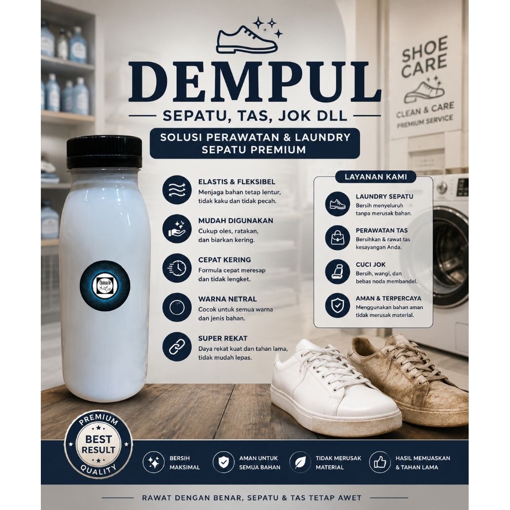 DEMPUL SEPATU / DEMPUL KULIT 100 GRAM BEST SELLER