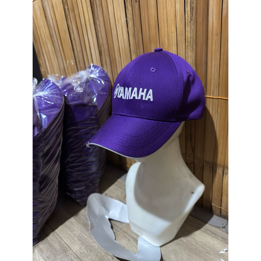 Topi Baseball Custom Bordir Logo Bahan Kain