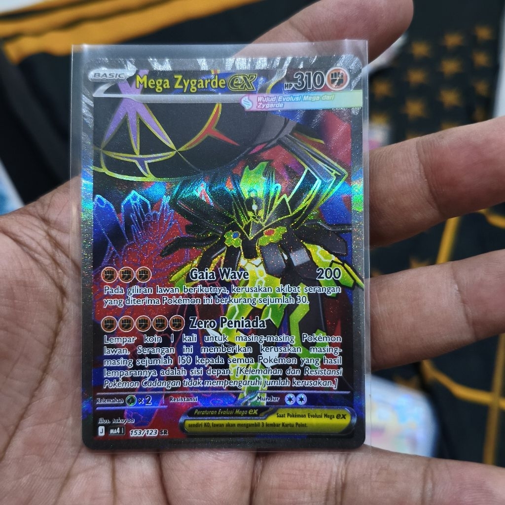mega zygarde sr tcg pokemon / kartu pokemon