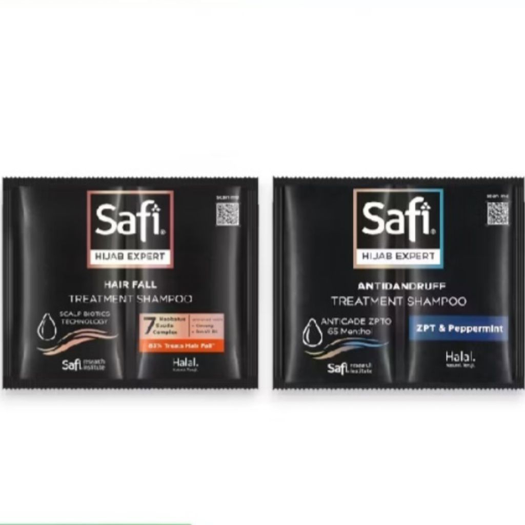Safi Shampoo Hijab Xpert Sachet 10 Ml - Mengurangi Ketombe & Rambut Rontok