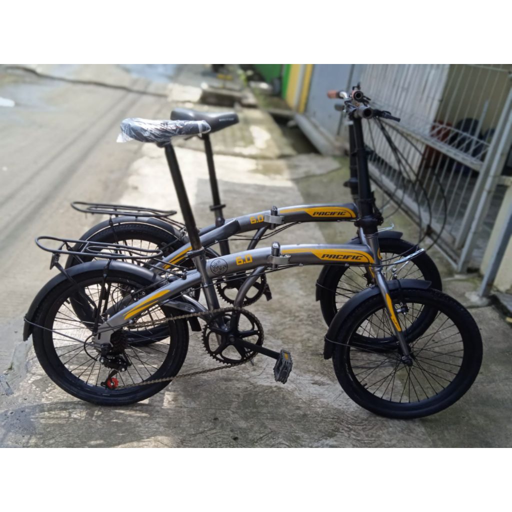 Promo Murah Sepeda Lipat Sepeda Lipat  Sepeda Mulus Repaint Pacific Exotic