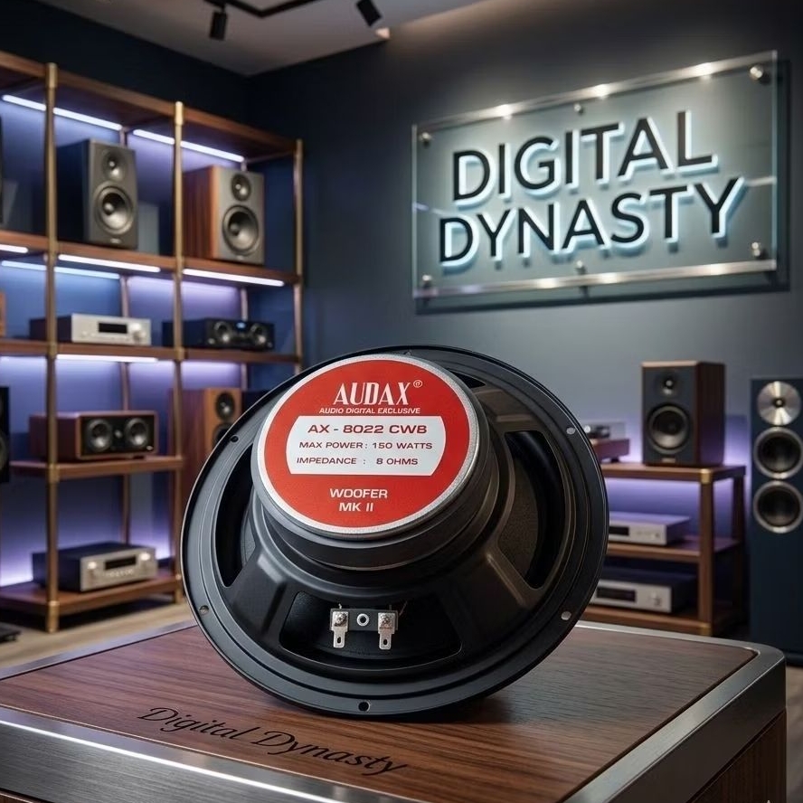 Original AUDAX 8022 SPEAKER 8 INCH WOOFER AUDAX AX 8022 CW8 150watt SPIKER ASLI ORIGINAL AUDAX