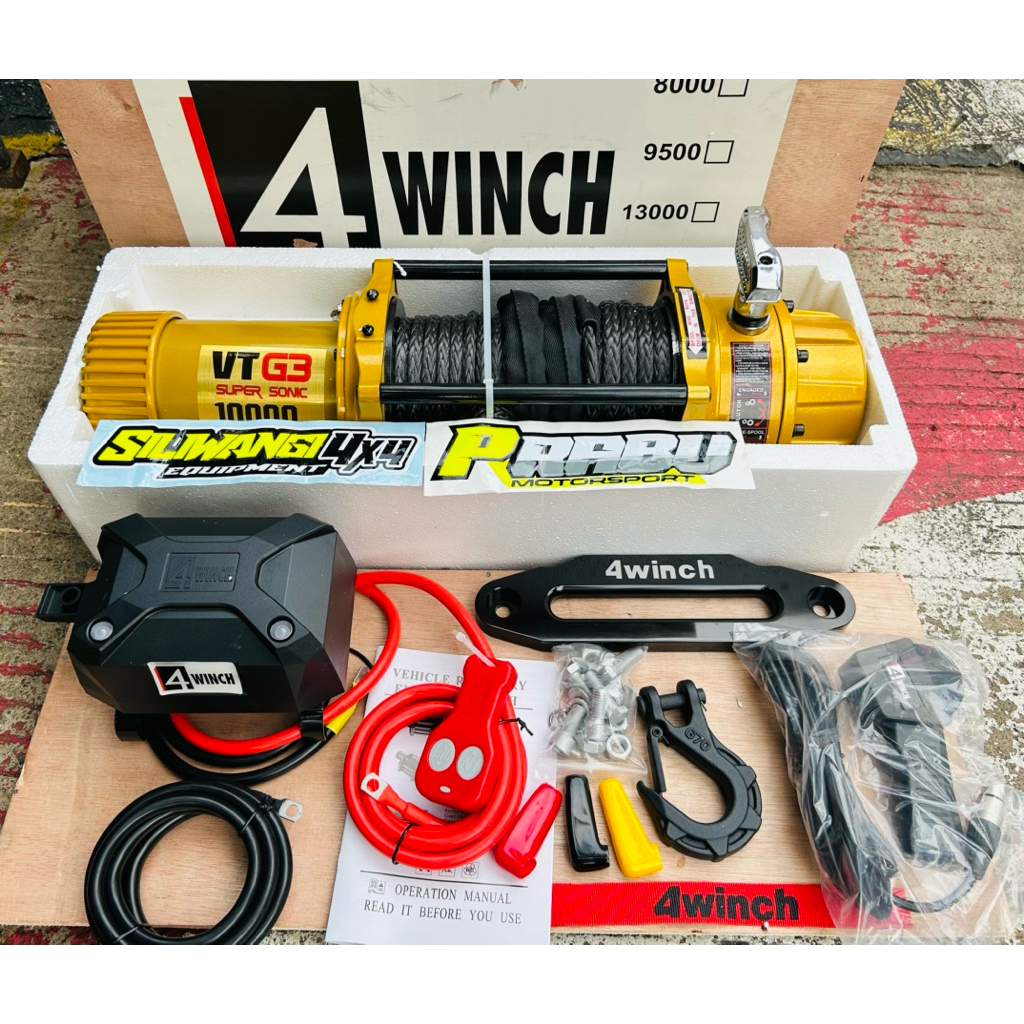 4winch supersonic winch 4winch super sonic
