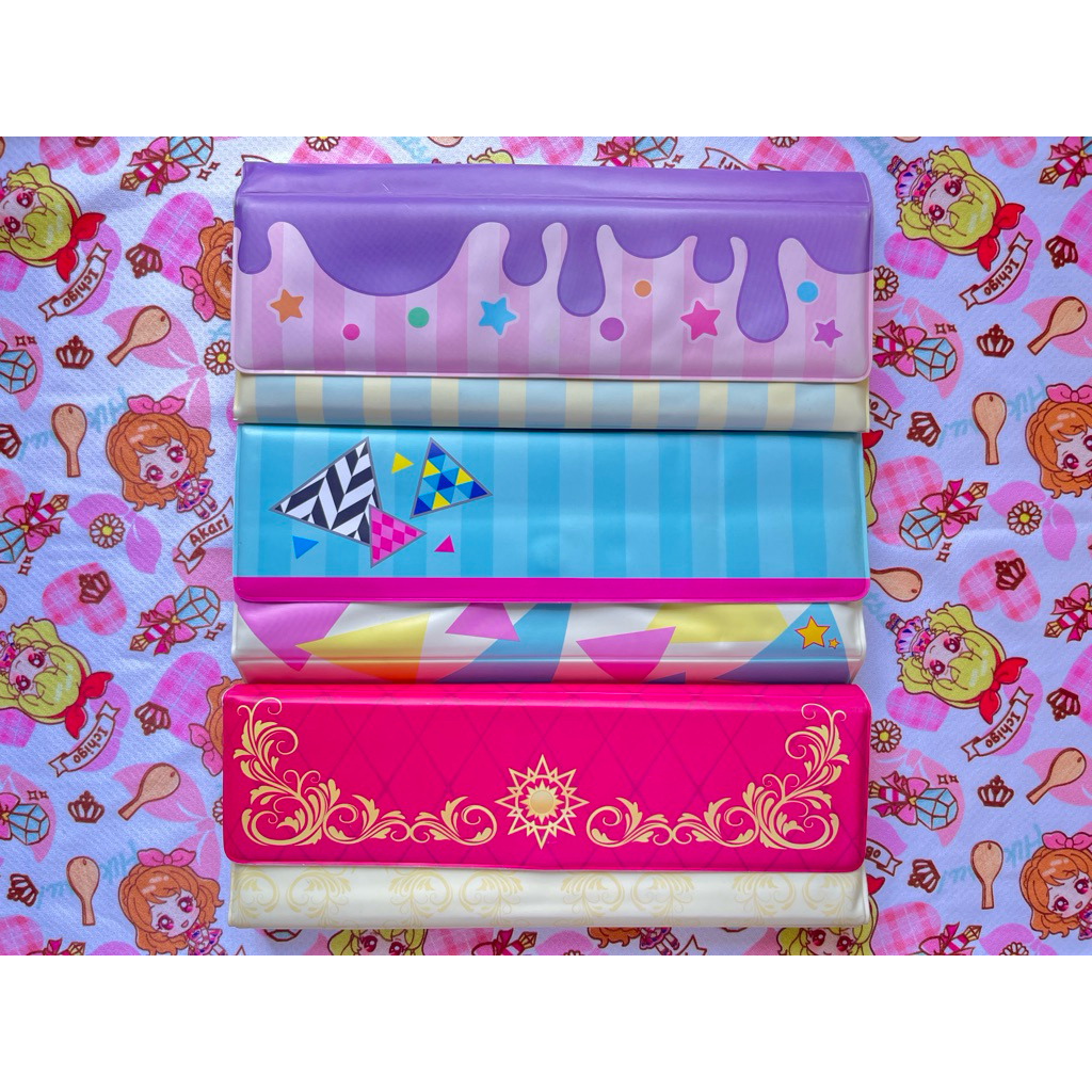 Binder Aikatsu Friends Dompet Wallet Pouch Mio Minato Hibki Tensho Mirai AsukoAlbum Original Langka 