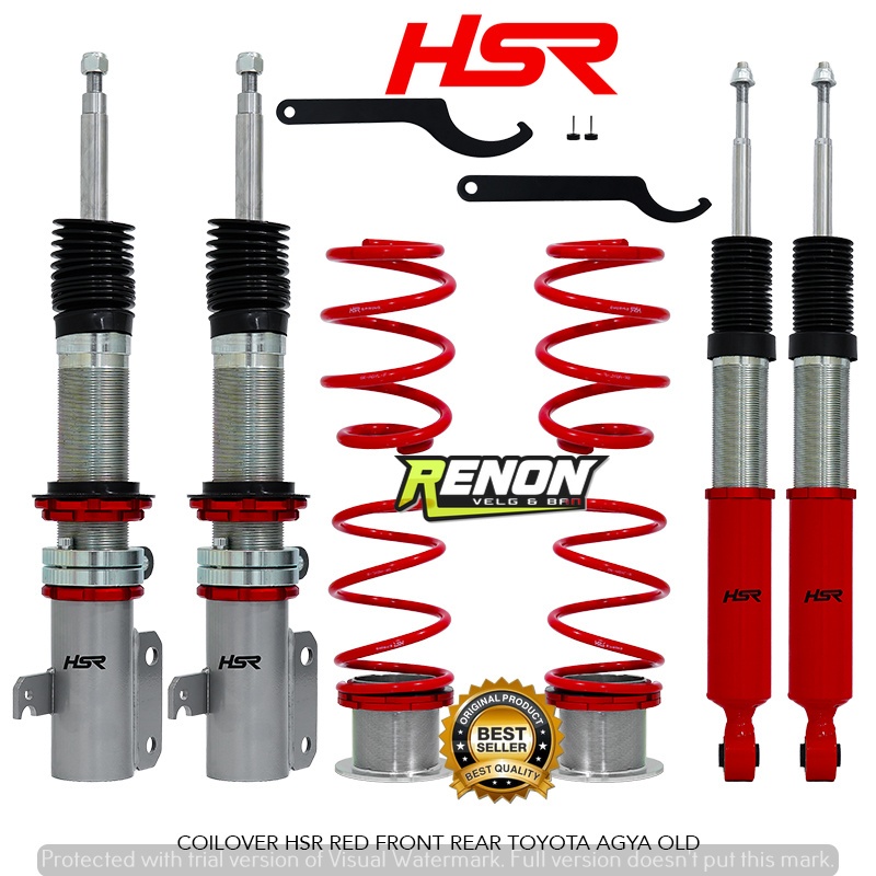 COILOVER MOBIL AGYA PNP MEREK HSR DEPAN BELAKANG