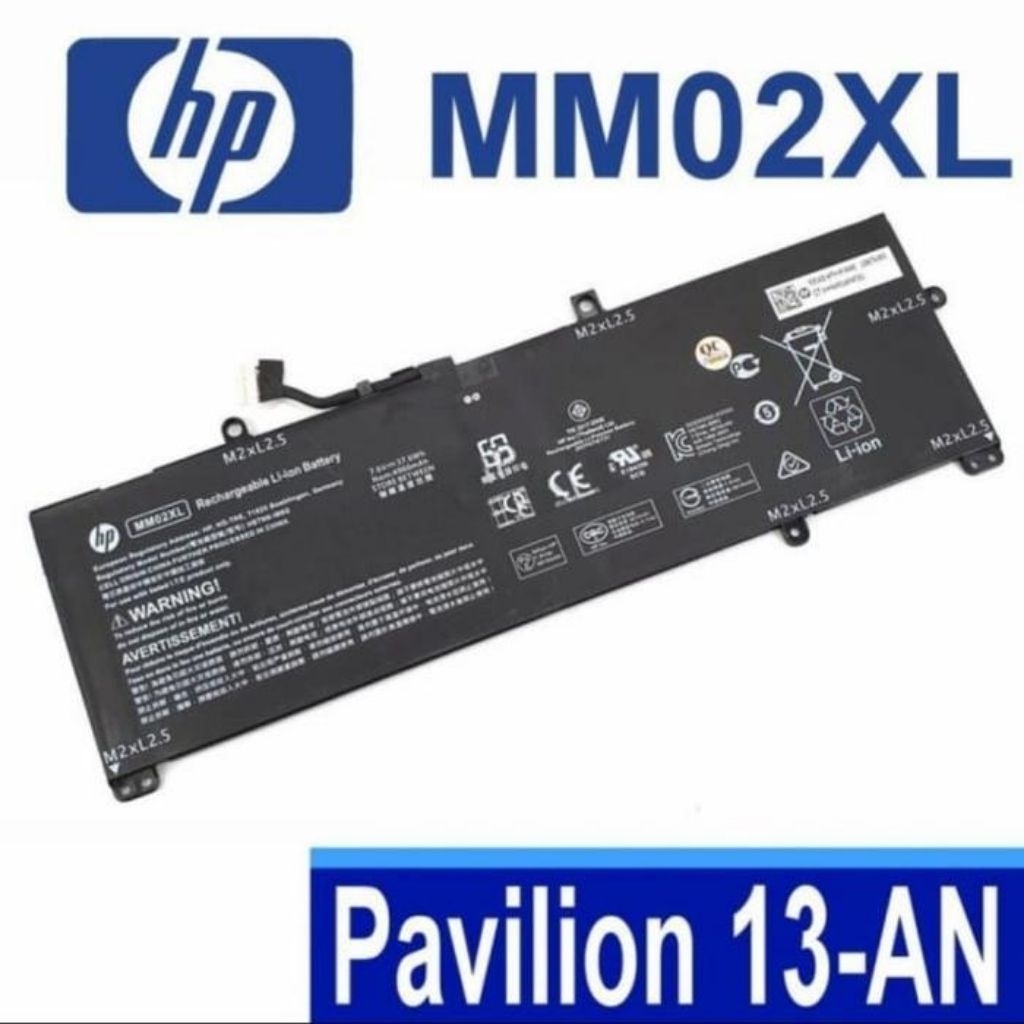 Baterai Battery hp 14 an MM02XL