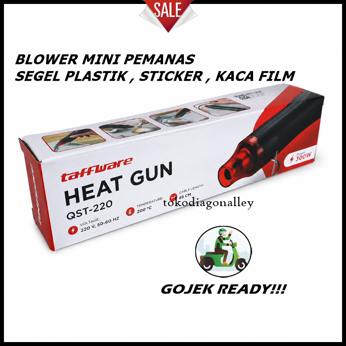 Blower Pemanas Plastik Segel Solder Uap Vinyl Blower Mini Penyegel Botol Blower Stiker Pemanas Kaca 