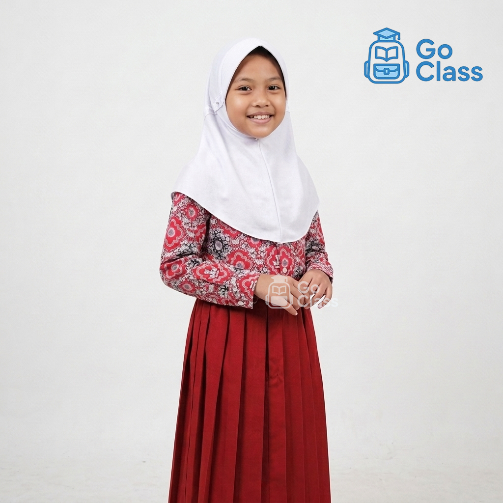 SERAGAM BATIK SEKOLAH SD TUNAS HARAPAN LENGAN PANJANG