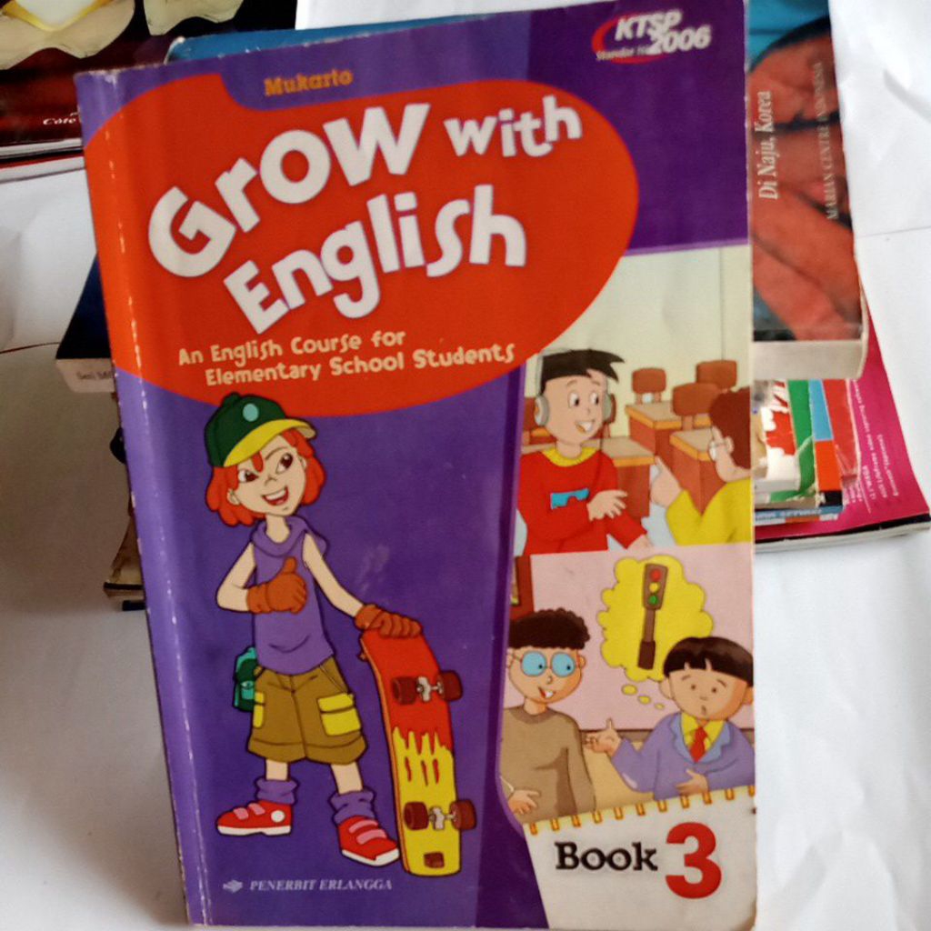 BUKU GROW WITH ENGLISH