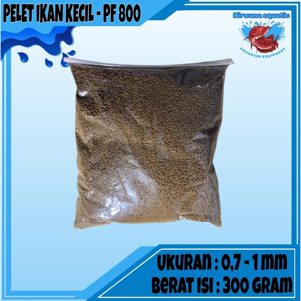 PELET IKAN KECIL PF 800 - ISI BERAT /300gr