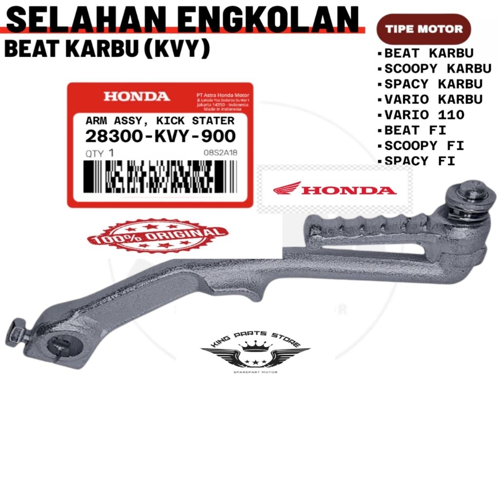 100% original Engkol Selahan Honda KVY Beat Karbu / Scoopy / SpacyAs Selahan/Engkol Honda KVY Buat M