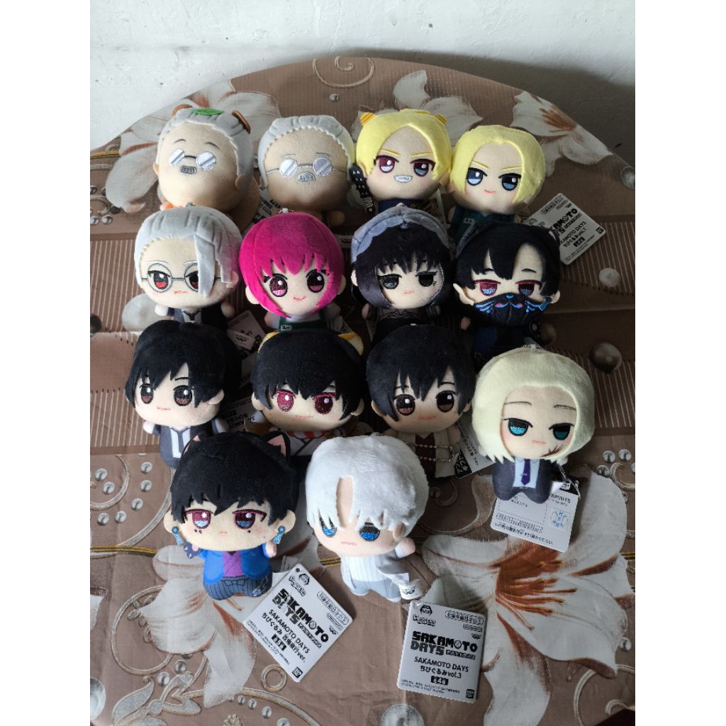 Sakamoto Days Anime Plush Chibigurumi Version, Sakamoto, Shin, Lu, Osaragi, Shishiba, Nagumo, Slur, 