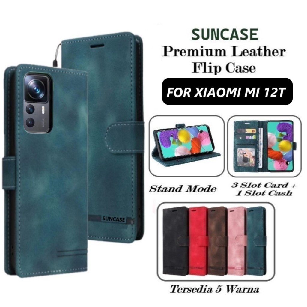case hp for XIAOMI 12T / XIAOMI 12T PRO Premium flip wallet Flip case Magnet Casing flip cover silik