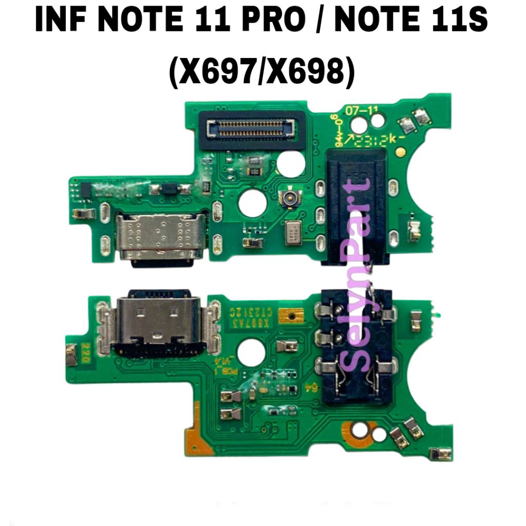 PAPAN CAS / PCB CAS / CONECTOR CAS HP INFINIX NOTE 11 PRO / NOTE 11S (X697/X698) ORI