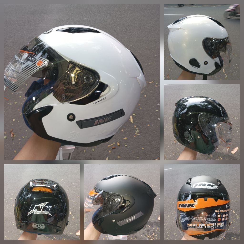 HELM INK METRO 2 DOUBEL VISOR ORIGINAL 1000/% BARANG ORI REAL PICTURE