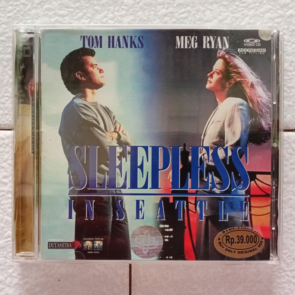 VCD Sleepless in Seattle Tom Hanks Meg Ryan (1993) Teks Indonesia Original TriStar Pictures