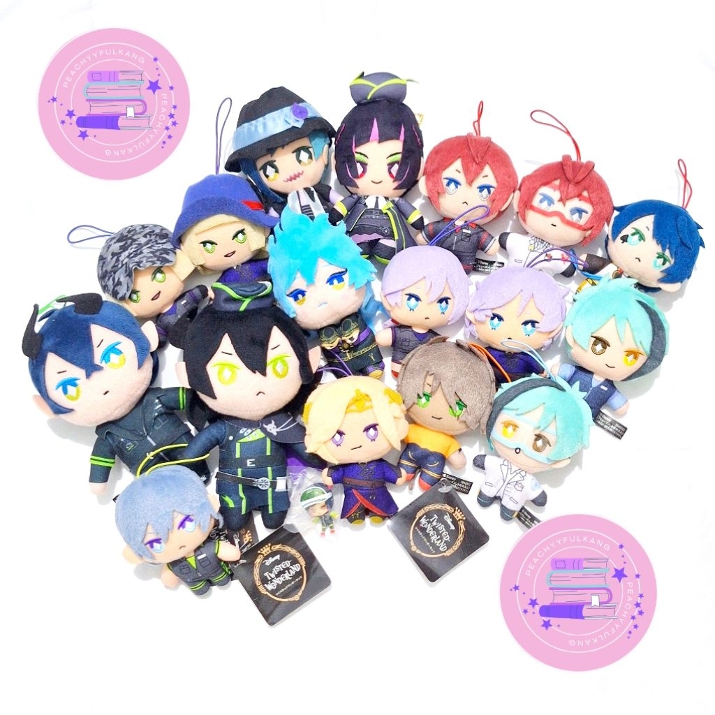 Twisted Wonderland Plush - Sega Mini Plush - Ballchain mascot | Hugcot Figure | Idia - Riddle - Deuc