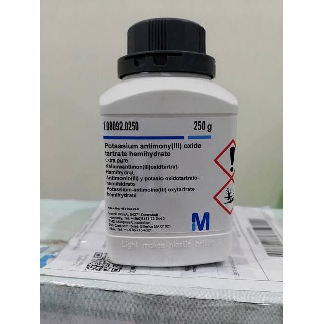 [Potassium Antimony III Oxide Tartrate Trihydrate][ KCl ][ 108092]