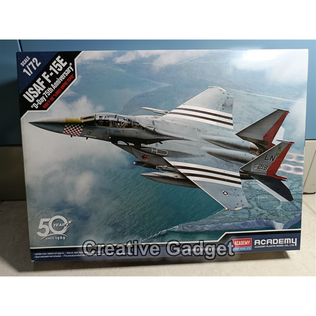 Pesawat Tempur USAF F15 / F-15E D-Day 75th Anniversary - Model kit Academy 1/72 - F-15 Fighter Strik