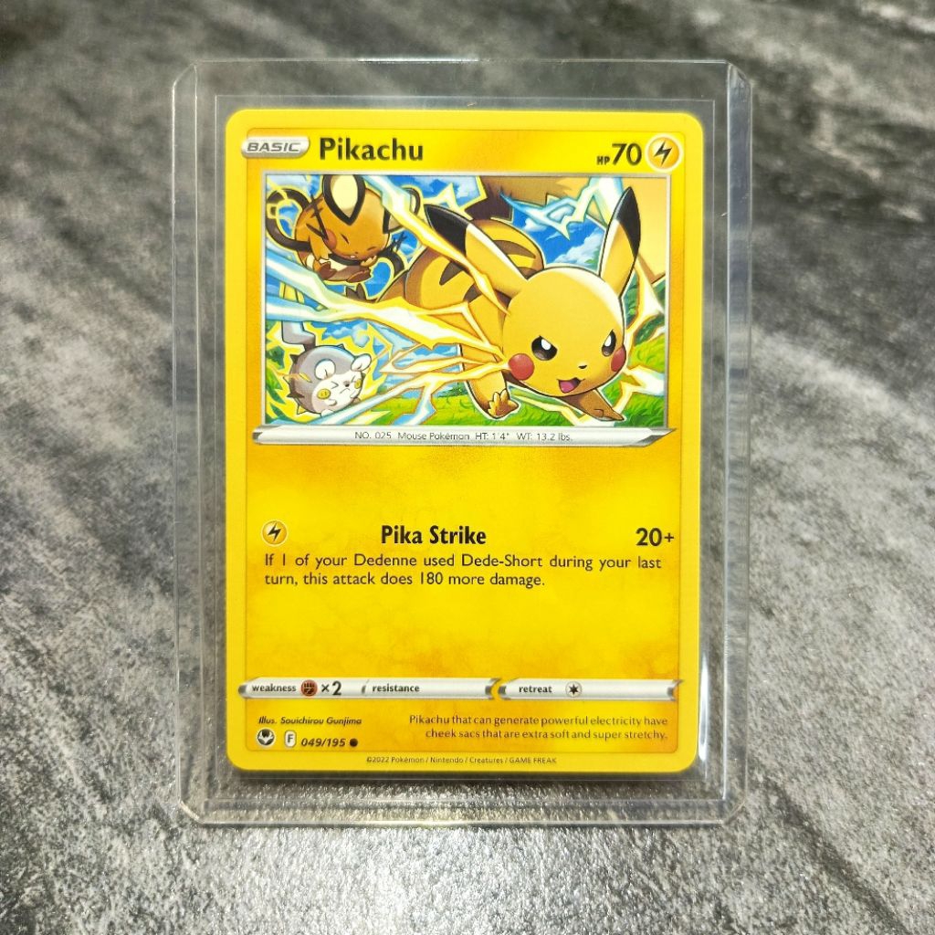 pikachu english kartu pokemon TCG asli original english dapat toploader | sedia kartu pokemon AR / C