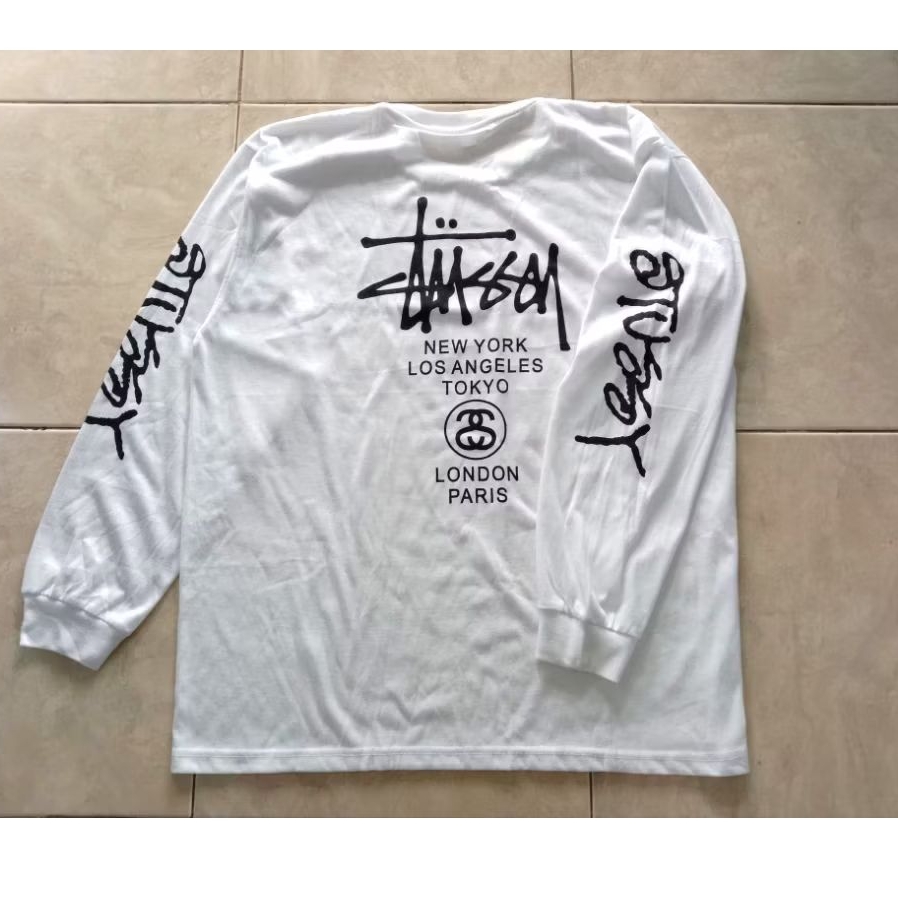 Kaos  Longsleeve Spellout Stu*sy