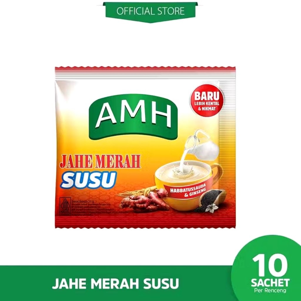 AMH Susu Jahe Merah | Susu Jahe Merah AMH | 1 Renceng