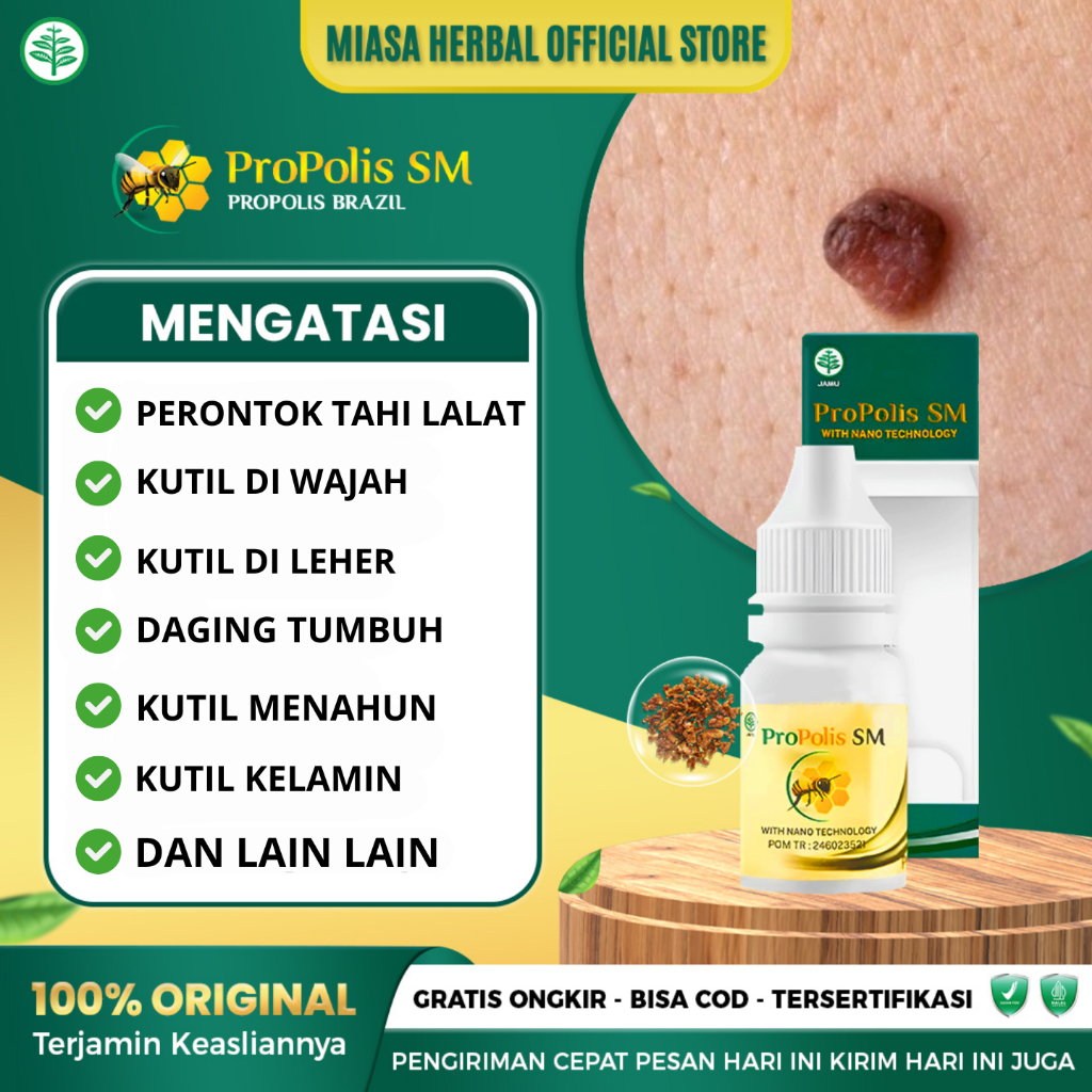 Obat Perontok Kutil, Penghilang Kutil, Kutil di Wajah, Kutil di Leher, Daging Tumbuh, Obat Peradagan