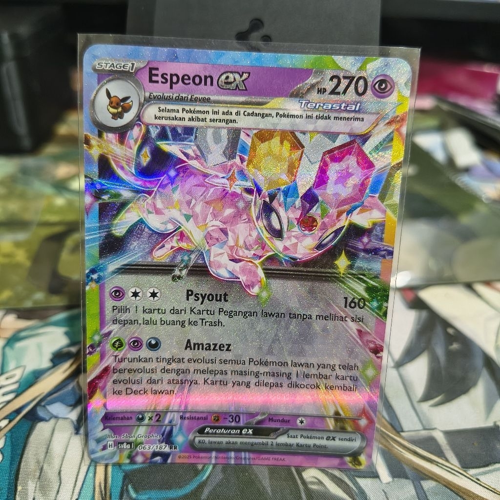 Pokemon TCG Indonesia Espeon Ex RR
