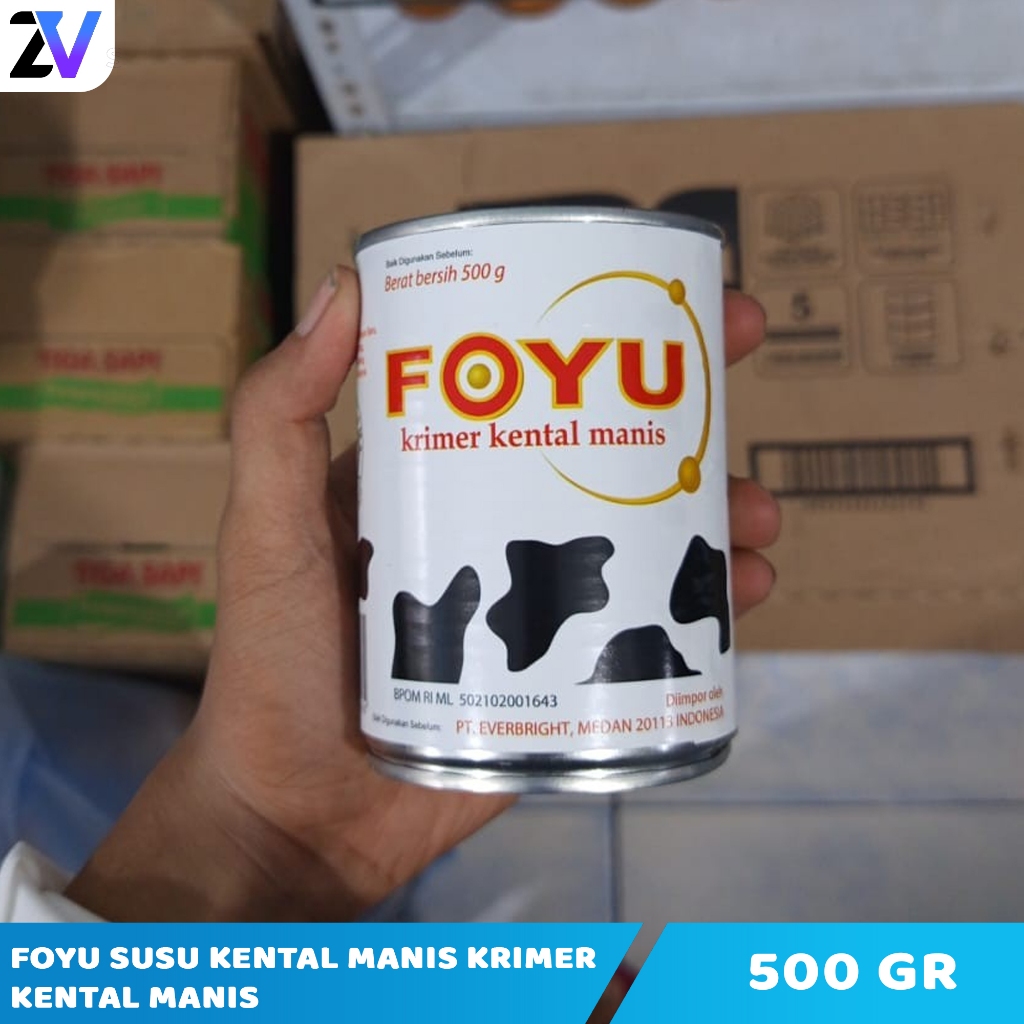 Foyu Susu Kental Manis Kemasan Kaleng 500 gr - Krimer Kental Manis
