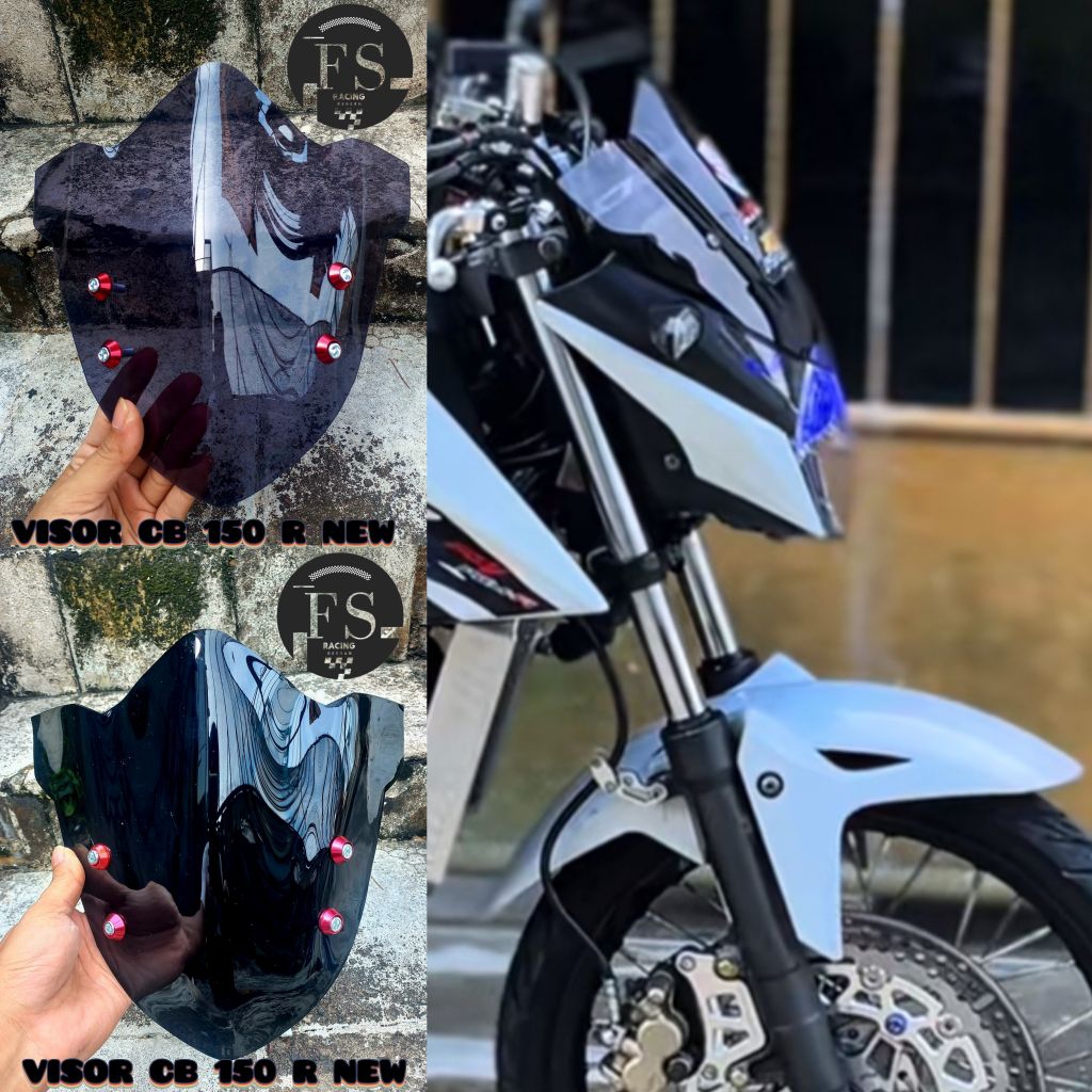 VISOR WINDSHIELD CB 150 R OLD / NEW VISOR CB 150 R WINDSHIELD CB 150R PLUS BAUT