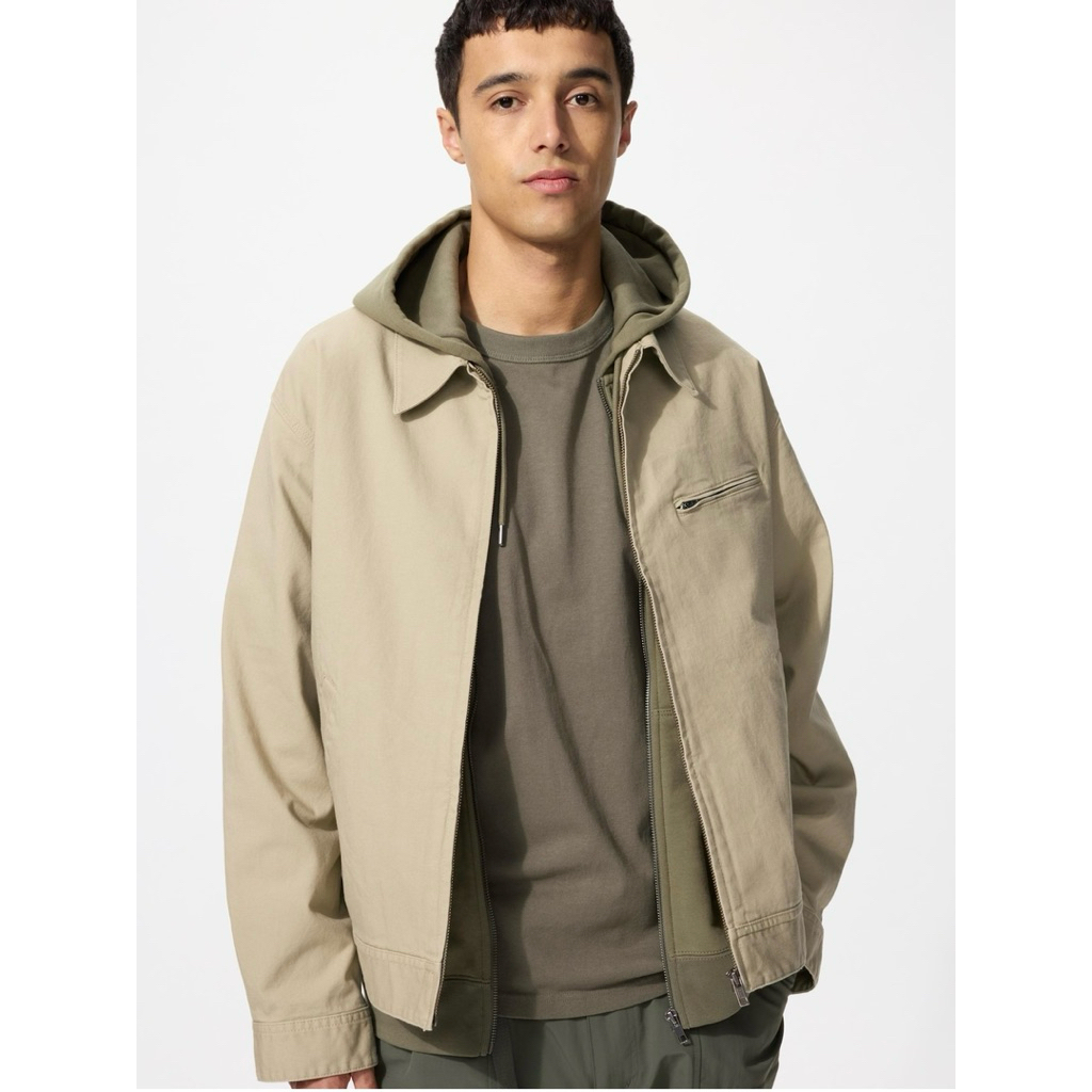 Jaket Blouson Resleting UNIQLO