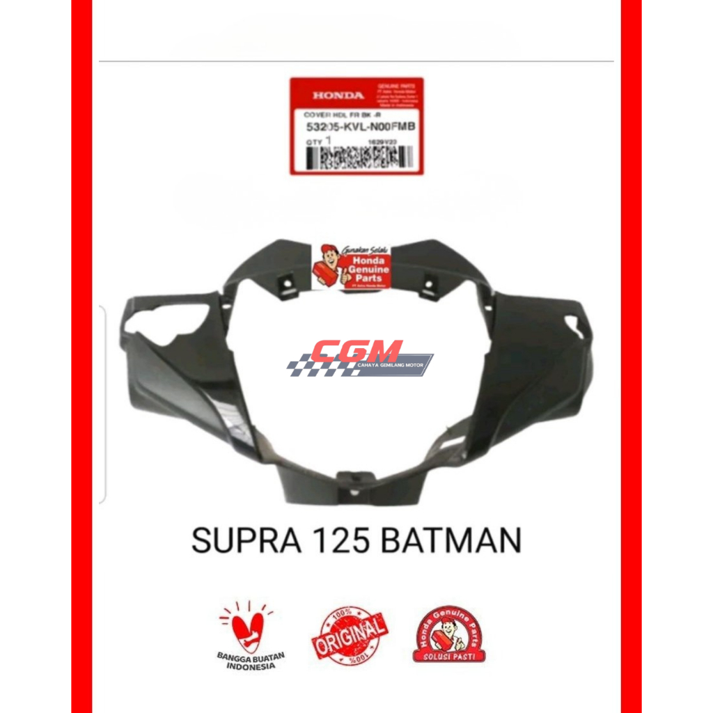 53205-KVL-N00FMB Batok lampu depan supra 125 batman asli honda