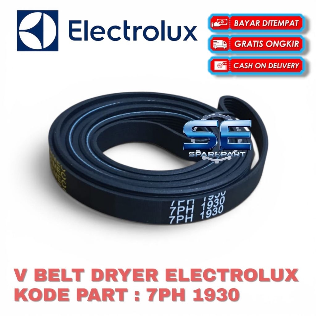 VANBELT V-BELT PENGERING MESIN CUCI ELECTROLUX FRONT LOADING 7PH1930 / 7 Ph 1930