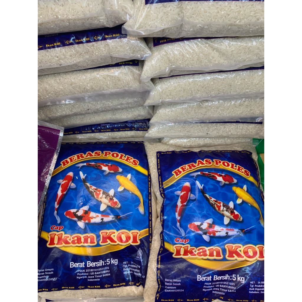 BERAS IKAN KOI 5KG SUPER