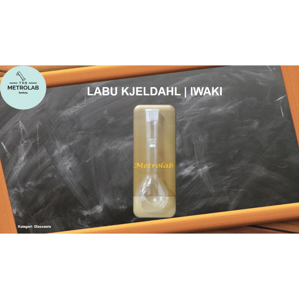 Labu Kjeldahl 1000 ml | Kjeldahl Flask | IWAKI